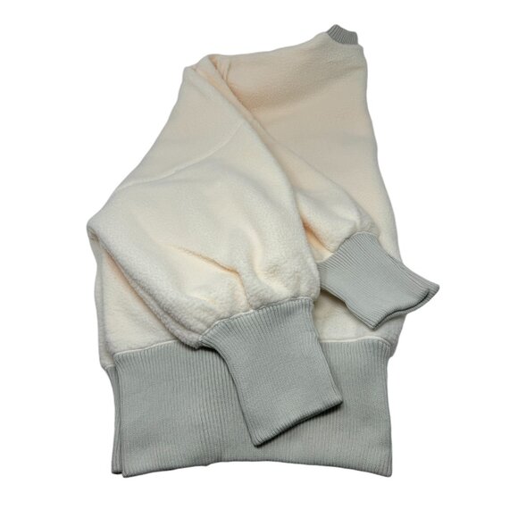 We The Free Cozy Camden Teddy Sweatshirt in Vanilla Ice Cream XL NWT - Picture 9 of 13